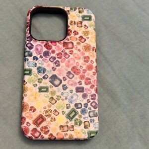 Colorful Gemstone Pattern Phone Case 13 Pro